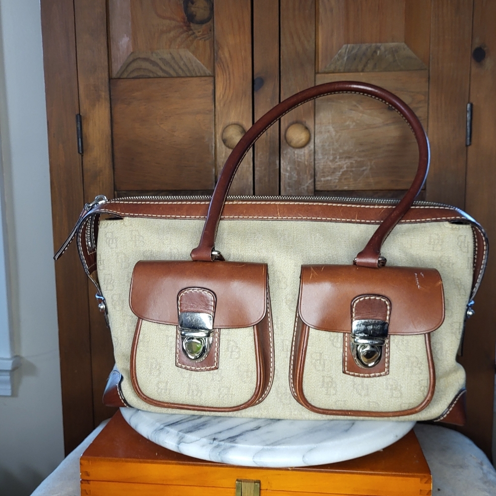 Dooney & Bourke Double Pocket Tote